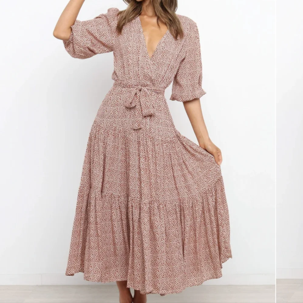 Petal & Pup Hadyn Dress in Rust - Picture 1 of 11